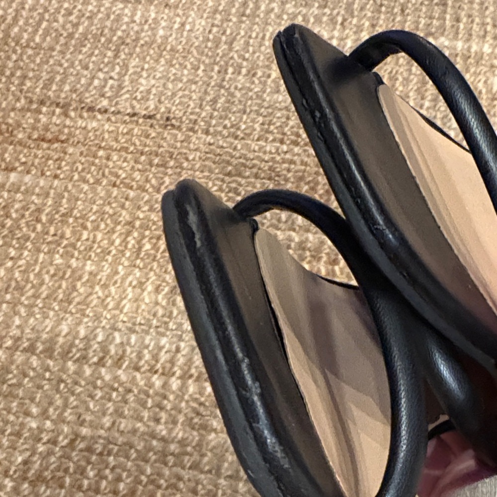 A New Day Black Double Strap Heels - Picture 5 of 5